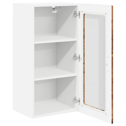 Væglågskab LUCCA Gammelt træ 40 x 31 x 80 cm Konstrueret træ