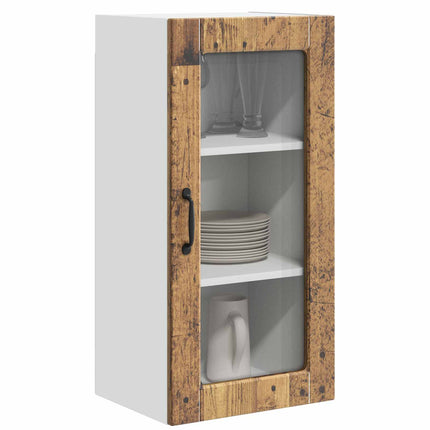 Væglågskab LUCCA Gammelt træ 40 x 31 x 80 cm Konstrueret træ
