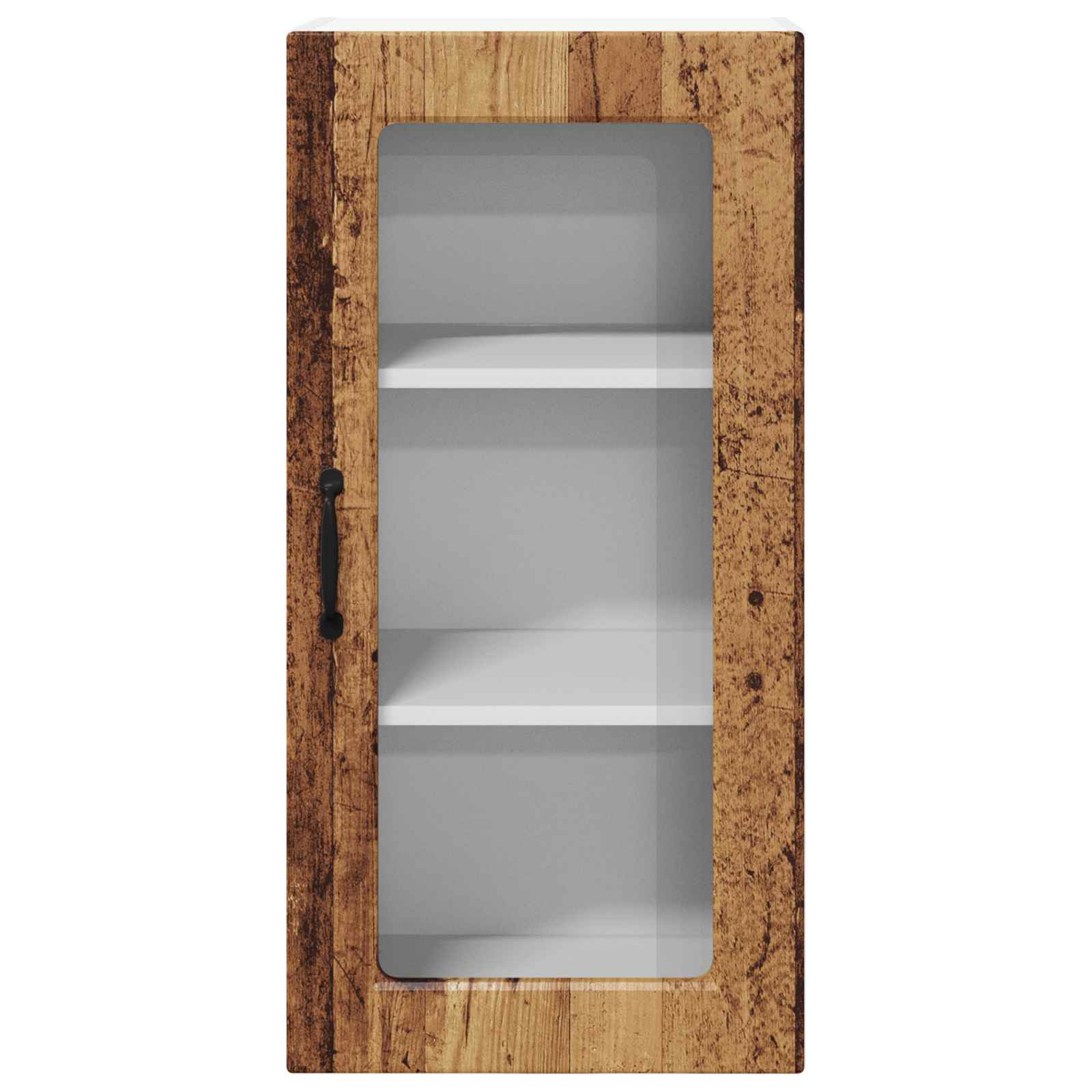 Væglågskab LUCCA 2 pcs Gammelt træ 40 x 31 x 80 cm
