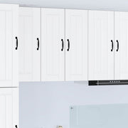 Vægskab LUCCA 2 pcs Hvid 30 x 31 x 80 cm Konstrueret træ