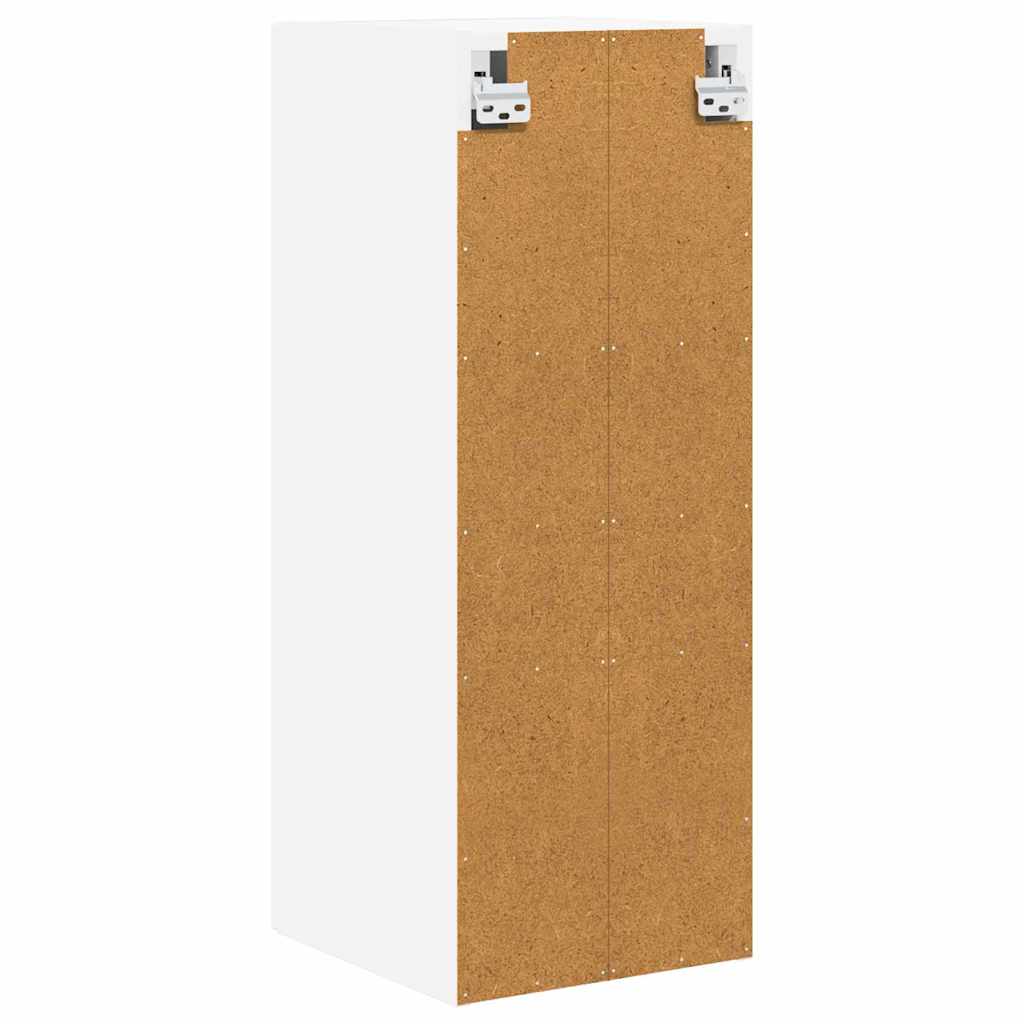 Vægskab LUCCA 2 pcs Hvid 30 x 31 x 80 cm Konstrueret træ