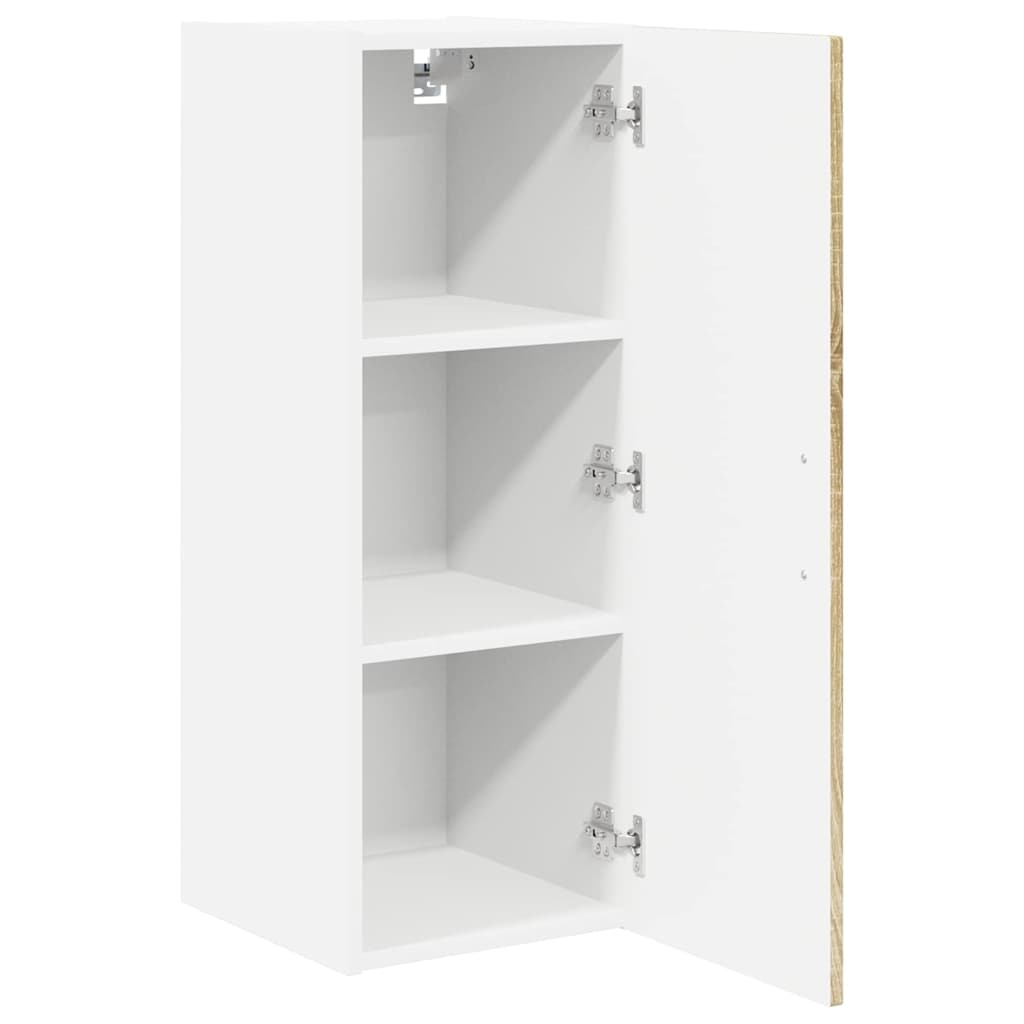 Vægskab LUCCA 2 pcs Sonoma-eg 30 x 31 x 80 cm Konstrueret træ