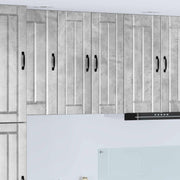 Vægskab LUCCA 2 pcs Betongrå 30 x 31 x 80 cm Konstrueret træ