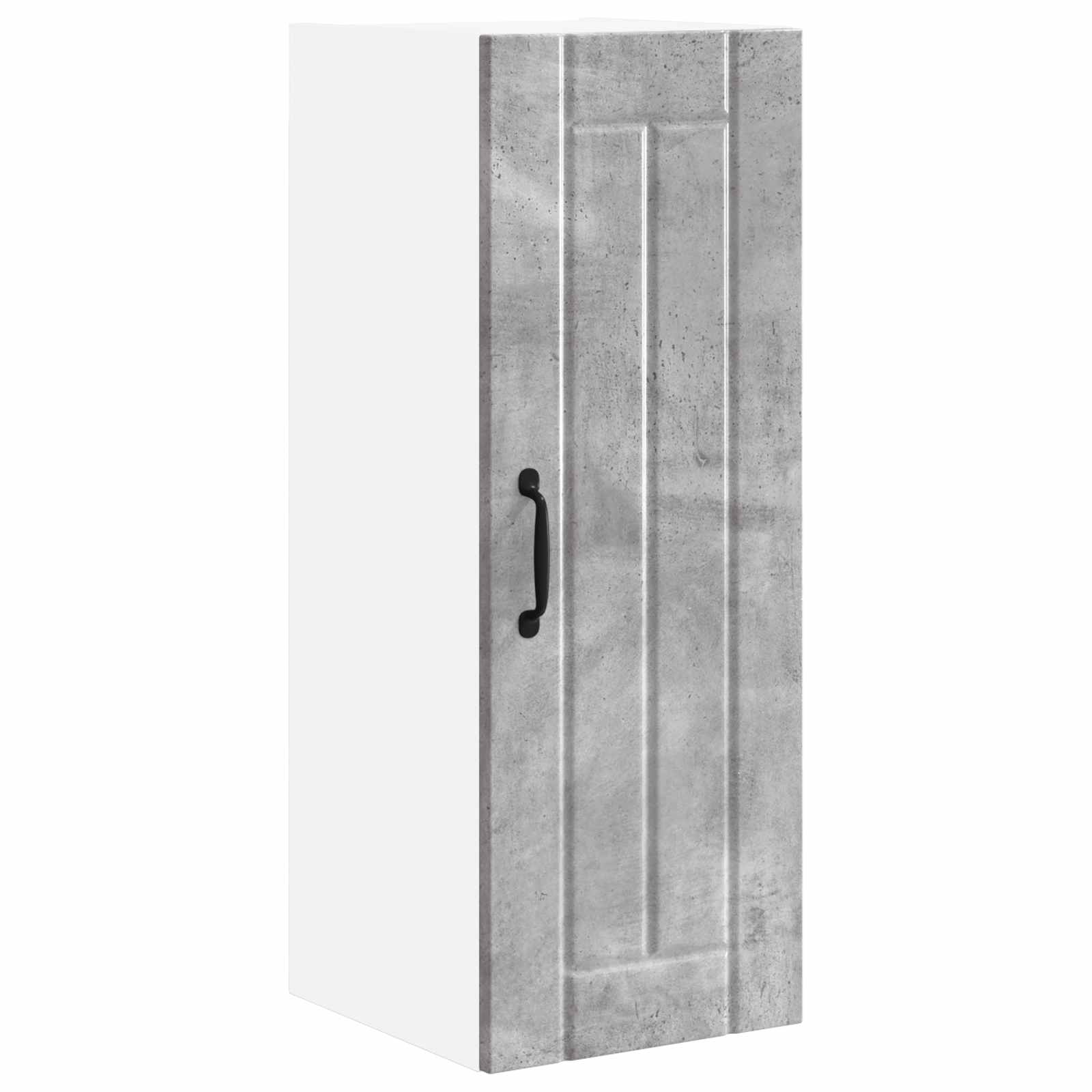 Vægskab LUCCA 2 pcs Betongrå 30 x 31 x 80 cm Konstrueret træ
