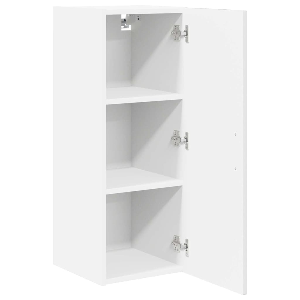 Vægskab LUCCA 2 pcs Hvid højglans 30 x 31 x 80 cm