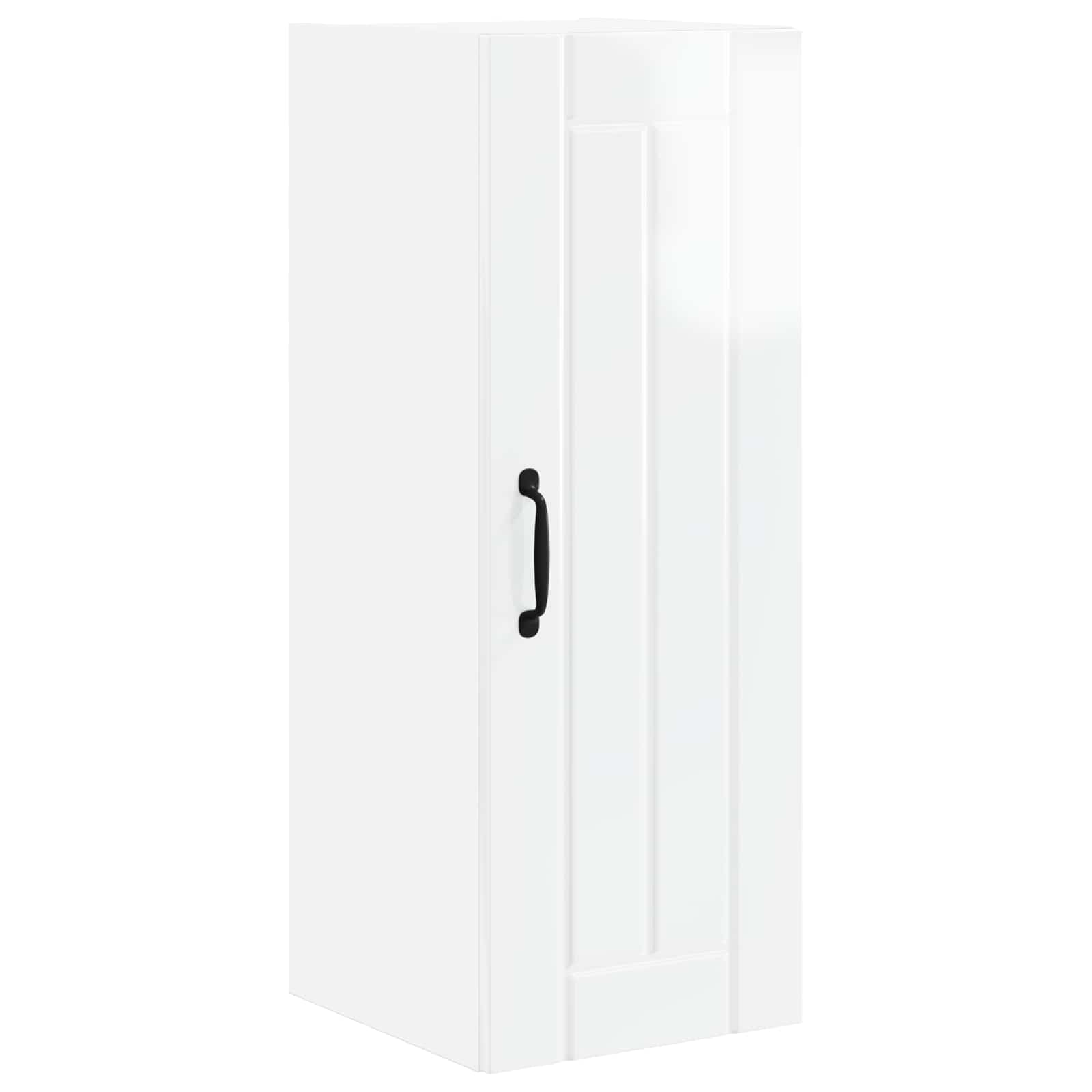 Vægskab LUCCA 2 pcs Hvid højglans 30 x 31 x 80 cm
