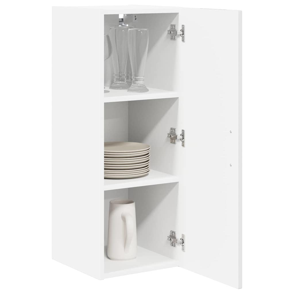 Vægskab LUCCA 2 pcs Hvid højglans 30 x 31 x 80 cm