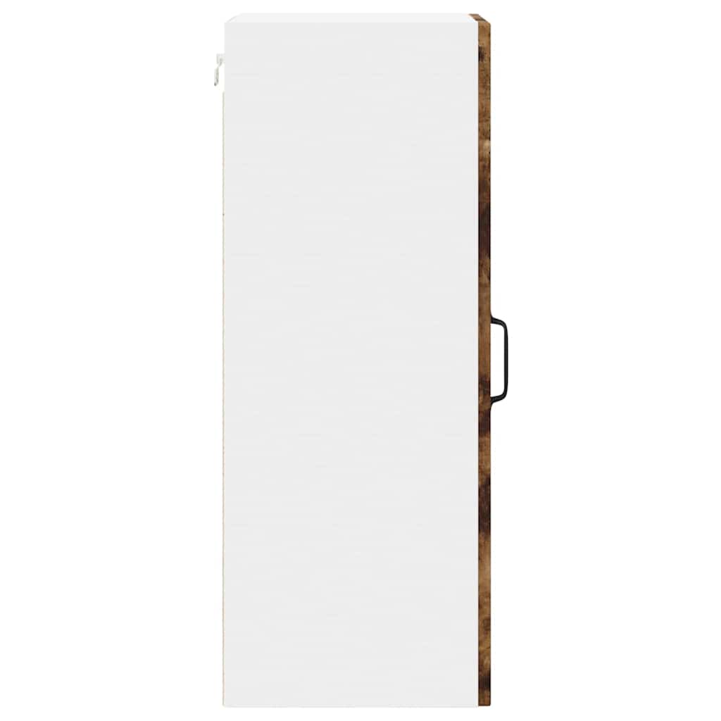 Vægskab LUCCA 2 pcs Røget eg 30 x 31 x 80 cm Konstrueret træ