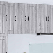 Vægskab LUCCA 2 pcs Grå sonoma-eg 30 x 31 x 80 cm