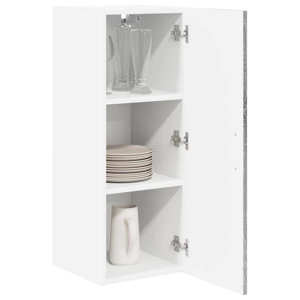 Vægskab LUCCA 2 pcs Grå sonoma-eg 30 x 31 x 80 cm