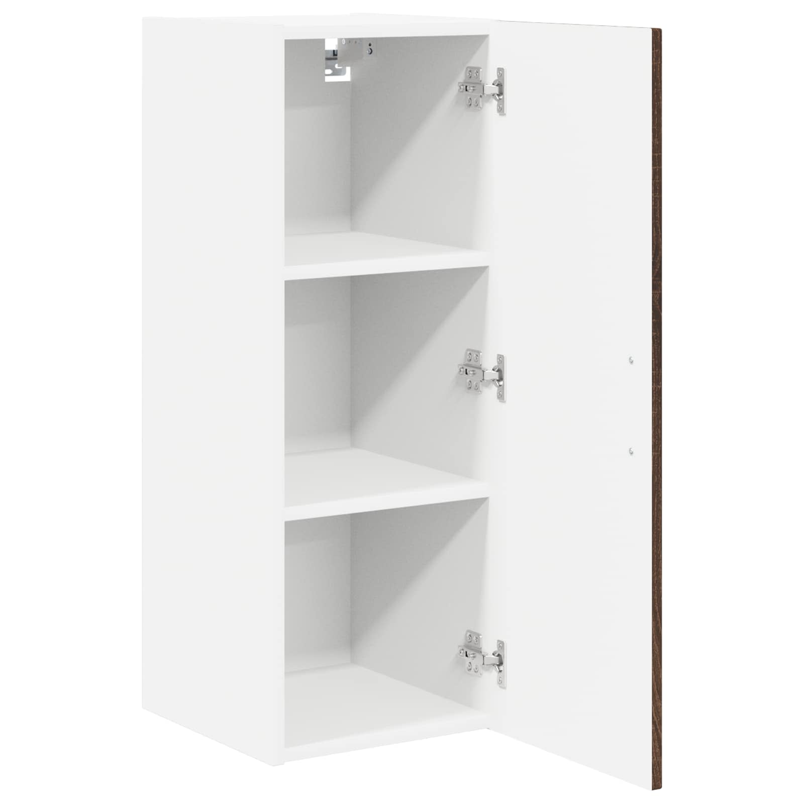 Vægskab LUCCA 2 pcs Brunt eg 30 x 31 x 80 cm Konstrueret træ