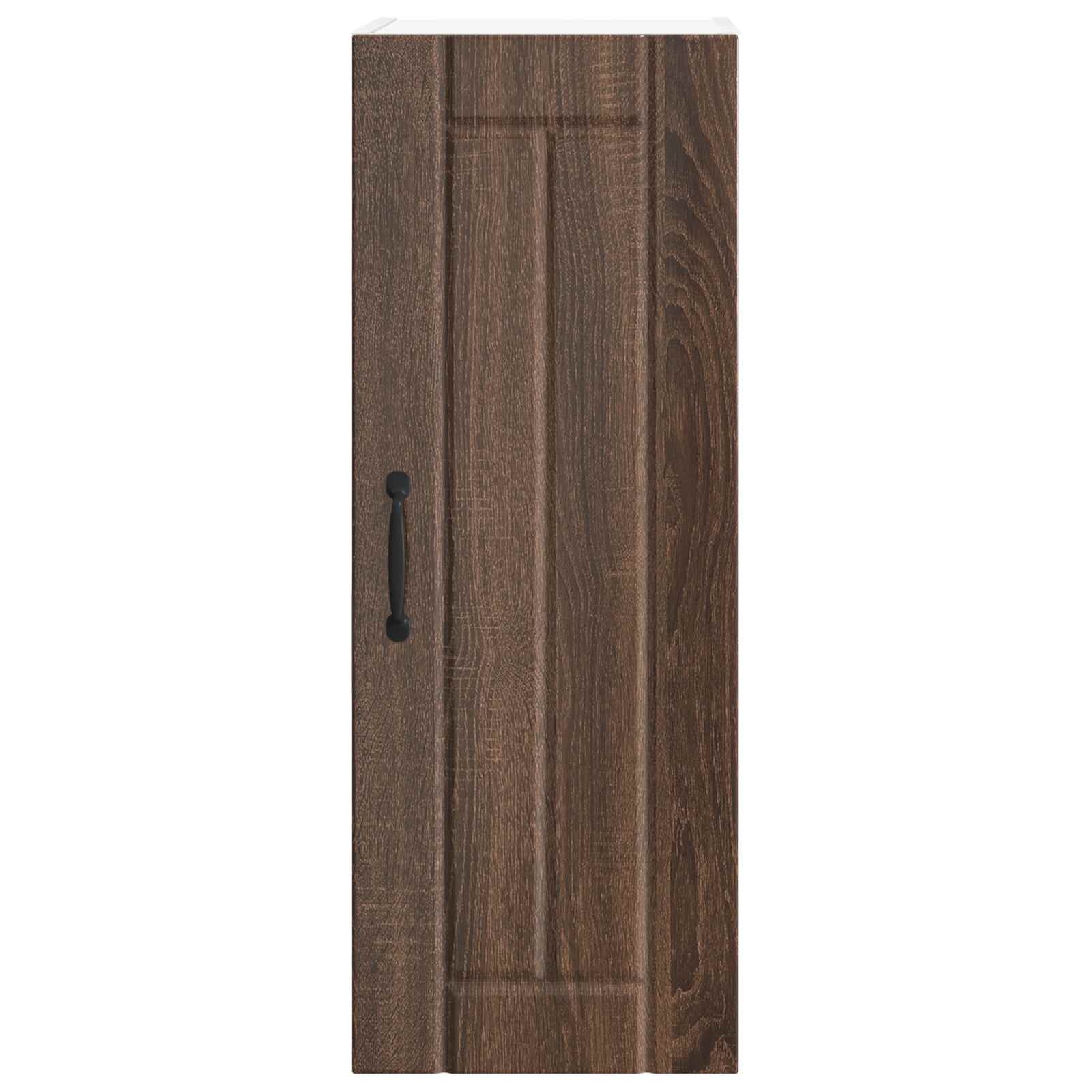 Vægskab LUCCA 2 pcs Brunt eg 30 x 31 x 80 cm Konstrueret træ