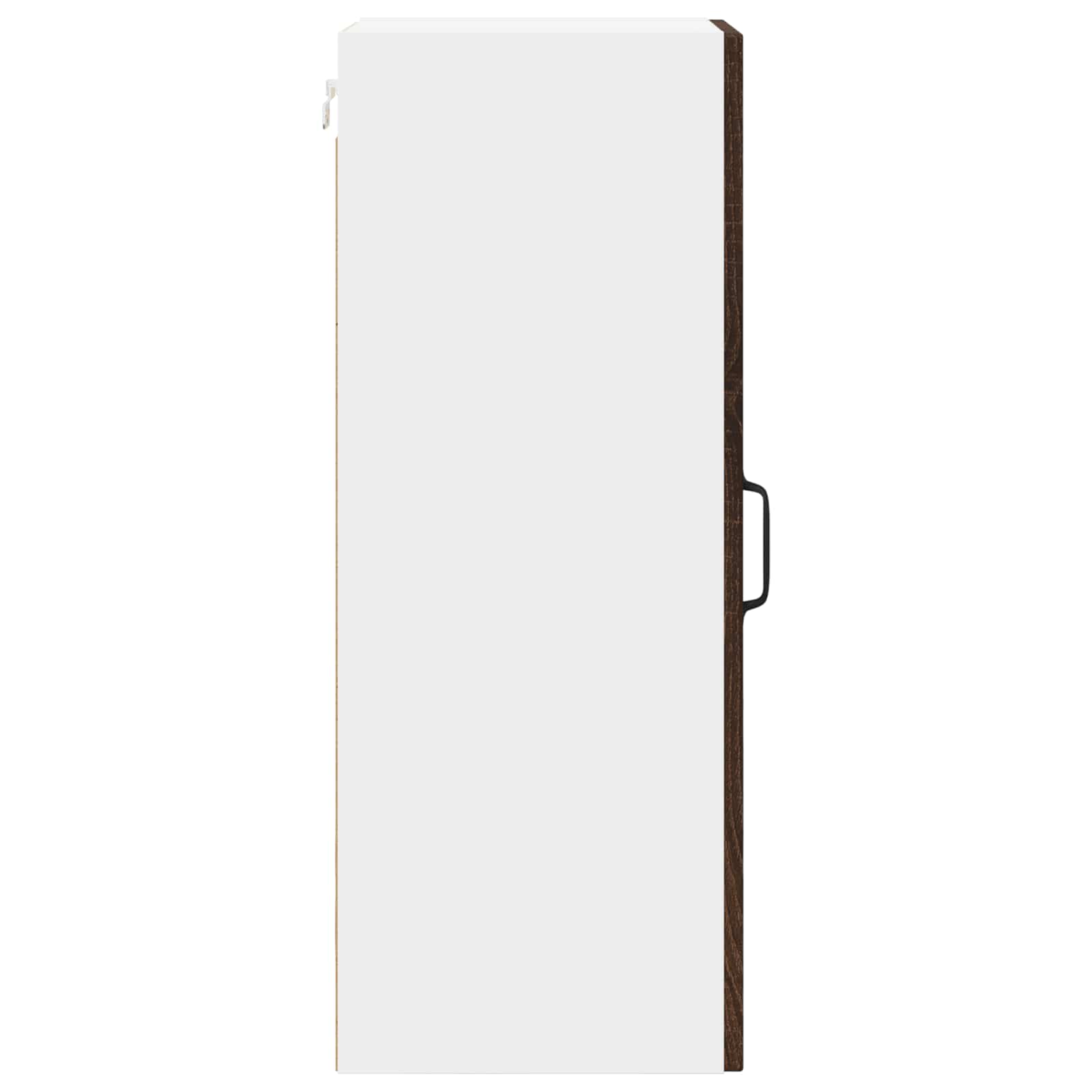 Vægskab LUCCA 2 pcs Brunt eg 30 x 31 x 80 cm Konstrueret træ