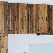 Vægskab LUCCA 2 pcs Gammelt træ 30 x 31 x 80 cm Konstrueret træ