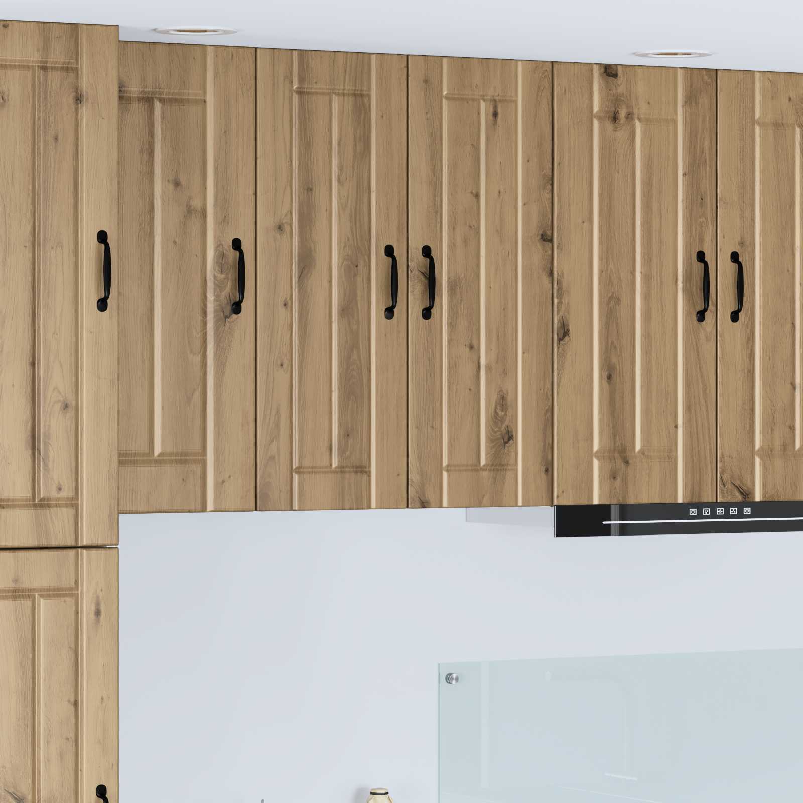 Vægskab LUCCA 2 pcs Artisan-eg 30 x 31 x 80 cm Konstrueret træ