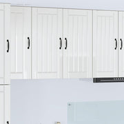 Vægskab LUCCA Hvid højglans 80 x 31 x 80 cm Konstrueret træ