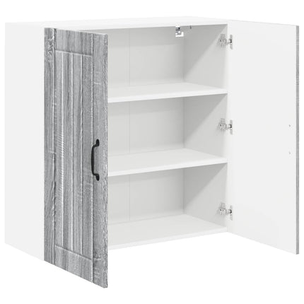 Vægskab LUCCA Grå sonoma-eg 80 x 31 x 80 cm Konstrueret træ