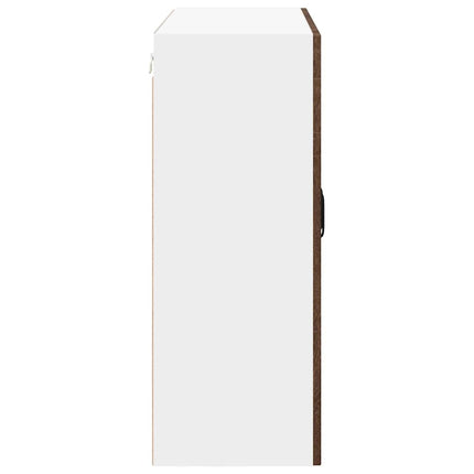 Vægskab LUCCA Brunt eg 80 x 31 x 80 cm Konstrueret træ