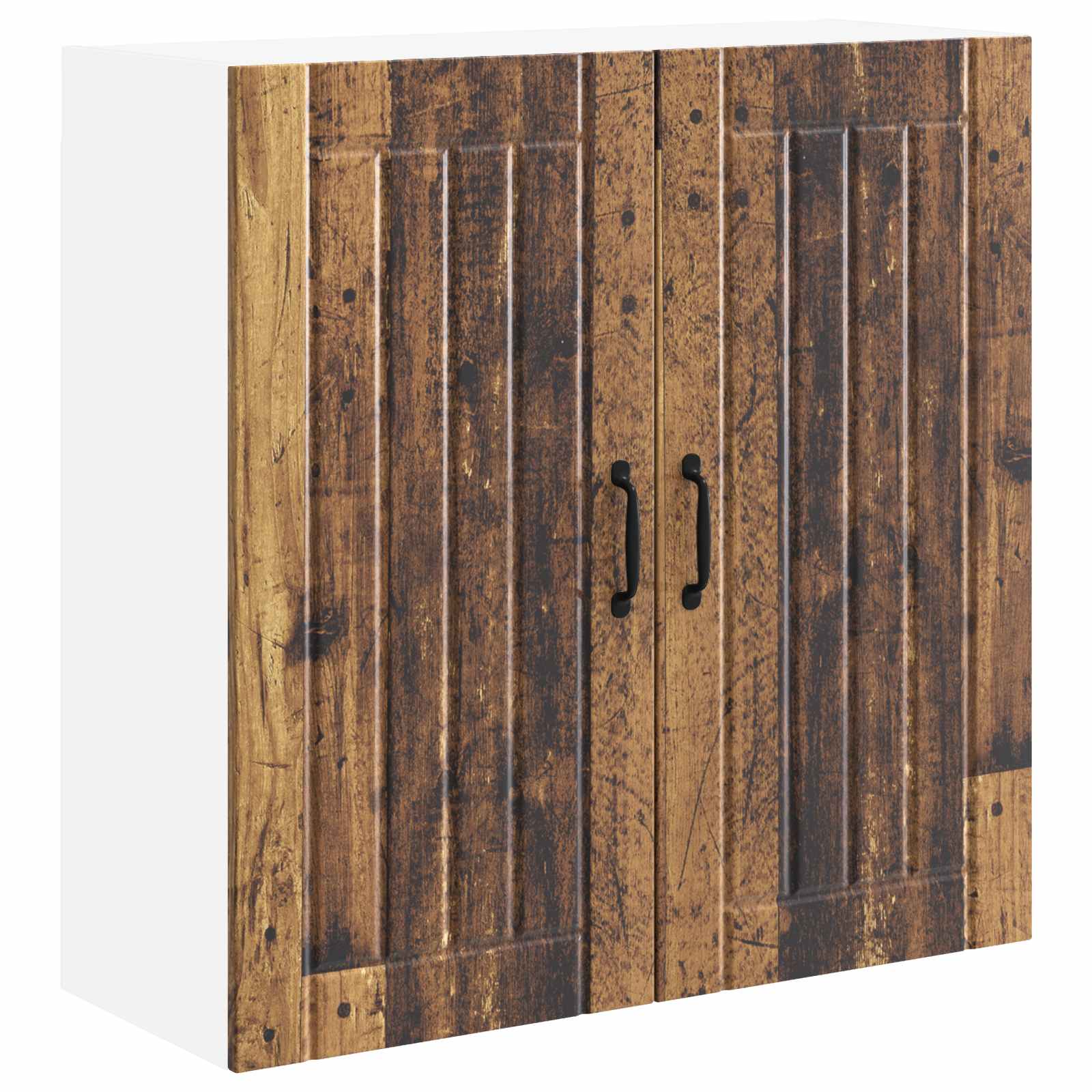 Vægskab LUCCA Gammelt træ 80 x 31 x 80 cm Konstrueret træ