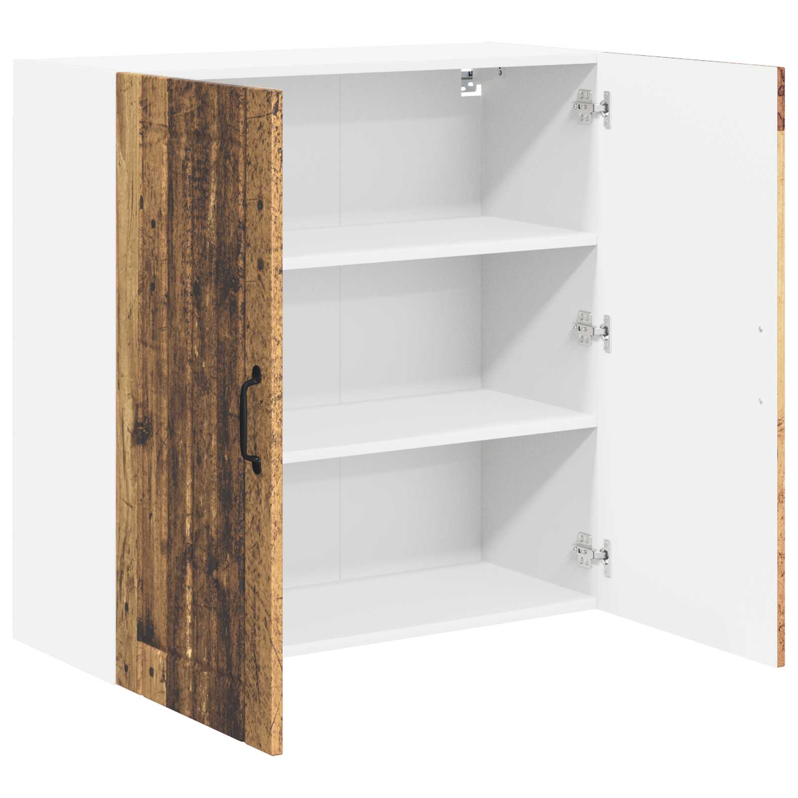 Vægskab LUCCA Gammelt træ 80 x 31 x 80 cm Konstrueret træ