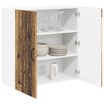 Vægskab LUCCA Gammelt træ 80 x 31 x 80 cm Konstrueret træ