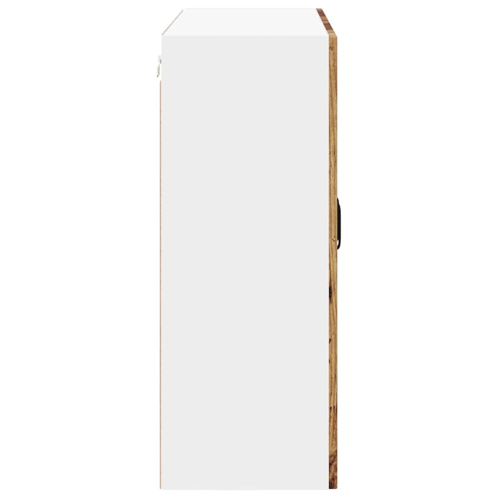 Vægskab LUCCA Gammelt træ 80 x 31 x 80 cm Konstrueret træ