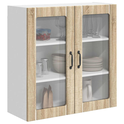 Væglågskab LUCCA Sonoma-eg 80 x 31 x 80 cm Konstrueret træ