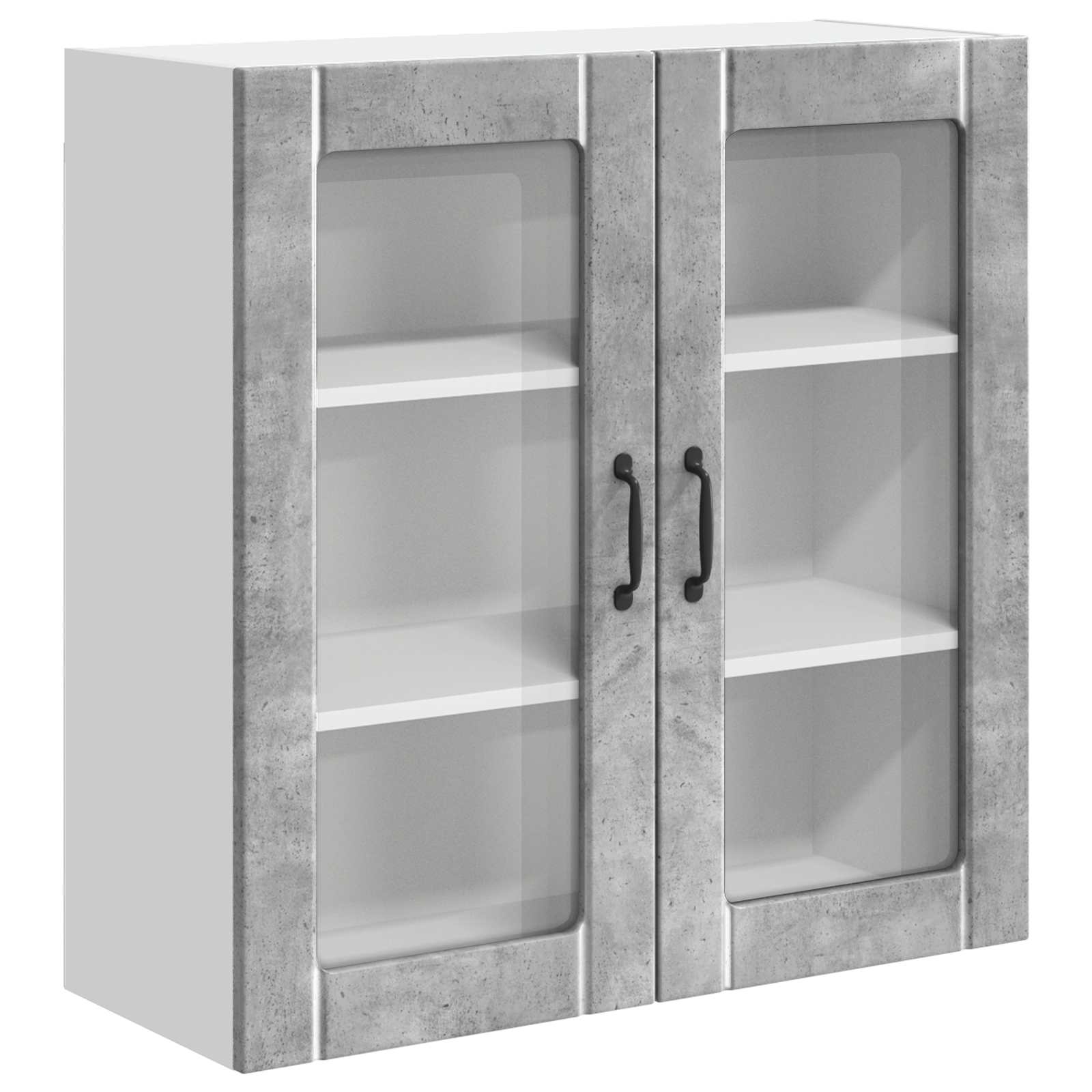 Væglågskab LUCCA Betongrå 80 x 31 x 80 cm Konstrueret træ