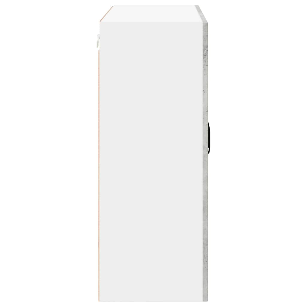Væglågskab LUCCA Betongrå 80 x 31 x 80 cm Konstrueret træ