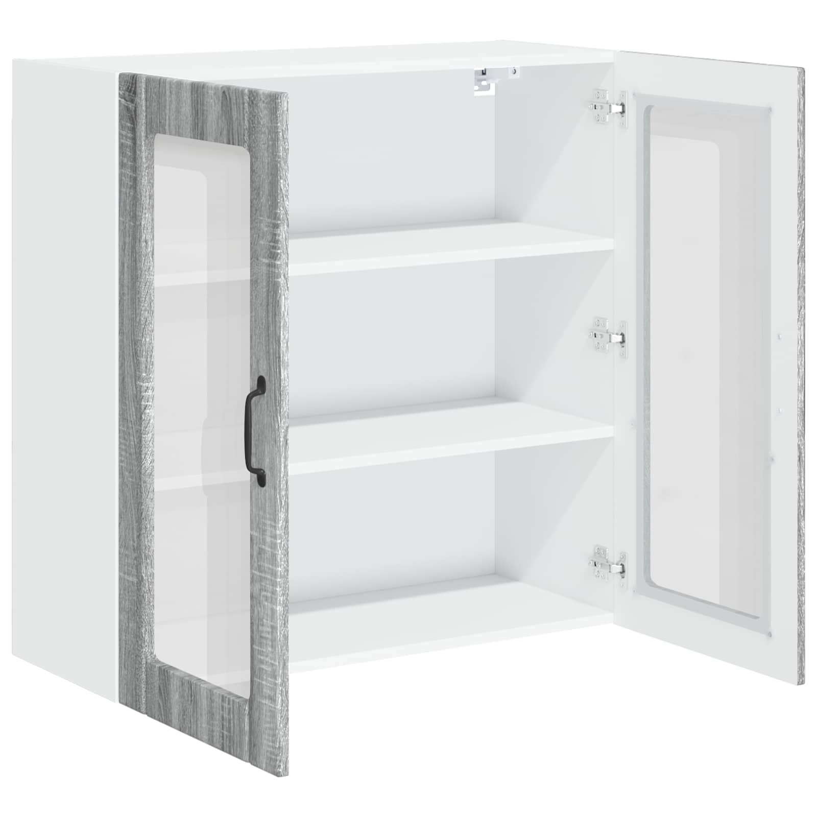 Væglågskab LUCCA Grå sonoma-eg 80 x 31 x 80 cm Konstrueret træ