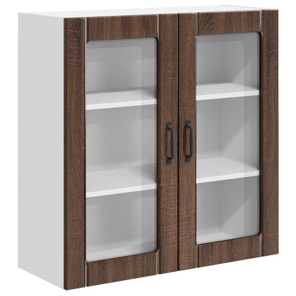 Væglågskab LUCCA Brunt eg 80 x 31 x 80 cm Konstrueret træ
