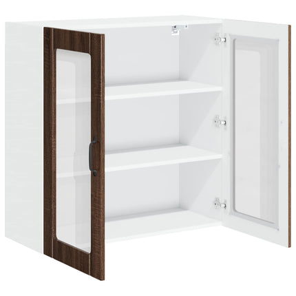 Væglågskab LUCCA Brunt eg 80 x 31 x 80 cm Konstrueret træ