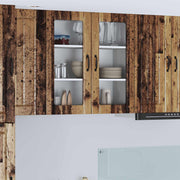 Væglågskab LUCCA Gammelt træ 80 x 31 x 80 cm Konstrueret træ