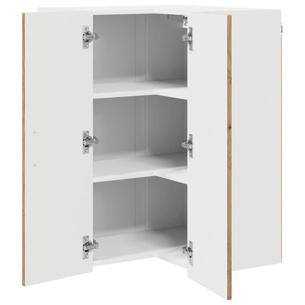 Væg hjørneskab LUCCA Artisan-eg 57 x 57 x 80 cm Konstrueret træ
