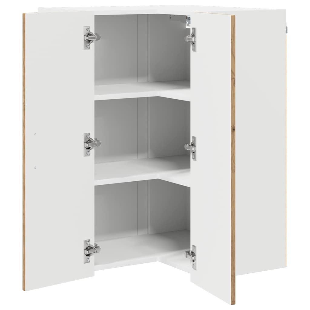 Væg hjørneskab LUCCA Artisan-eg 57 x 57 x 80 cm Konstrueret træ