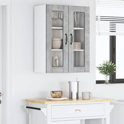 Væglågskab LUCCA Betongrå 60 x 31 x 80 cm Konstrueret træ