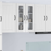 Væglågskab LUCCA Hvid højglans 60 x 31 x 80 cm Konstrueret træ