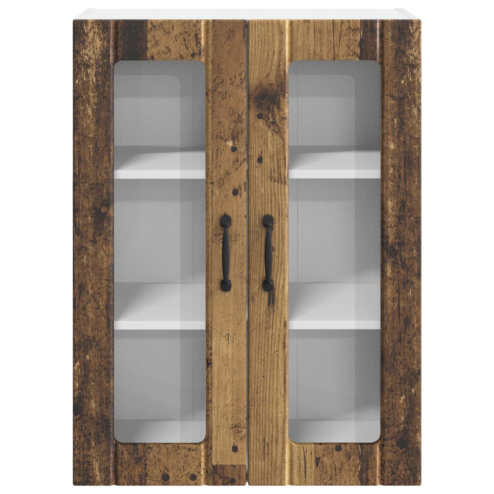 Væglågskab LUCCA Gammelt træ 60 x 31 x 80 cm Konstrueret træ