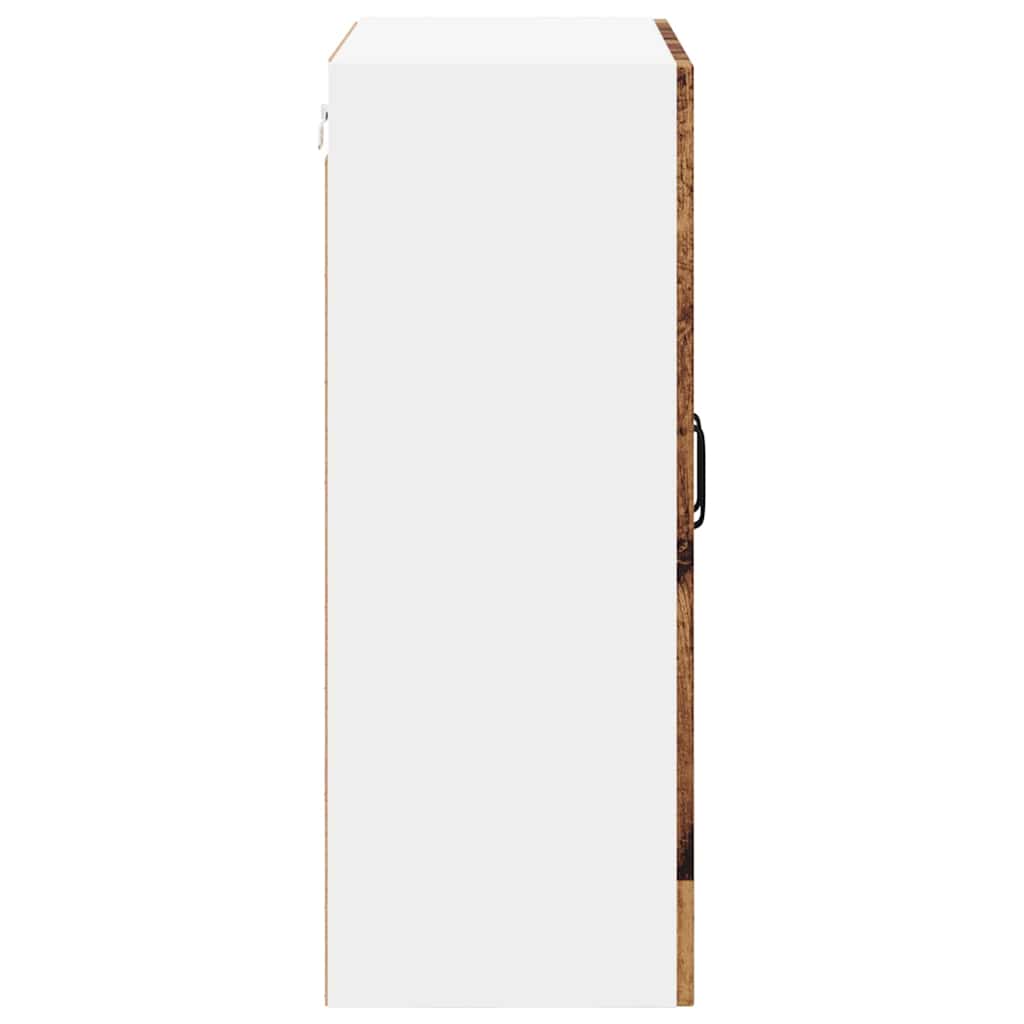 Væglågskab LUCCA Gammelt træ 60 x 31 x 80 cm Konstrueret træ