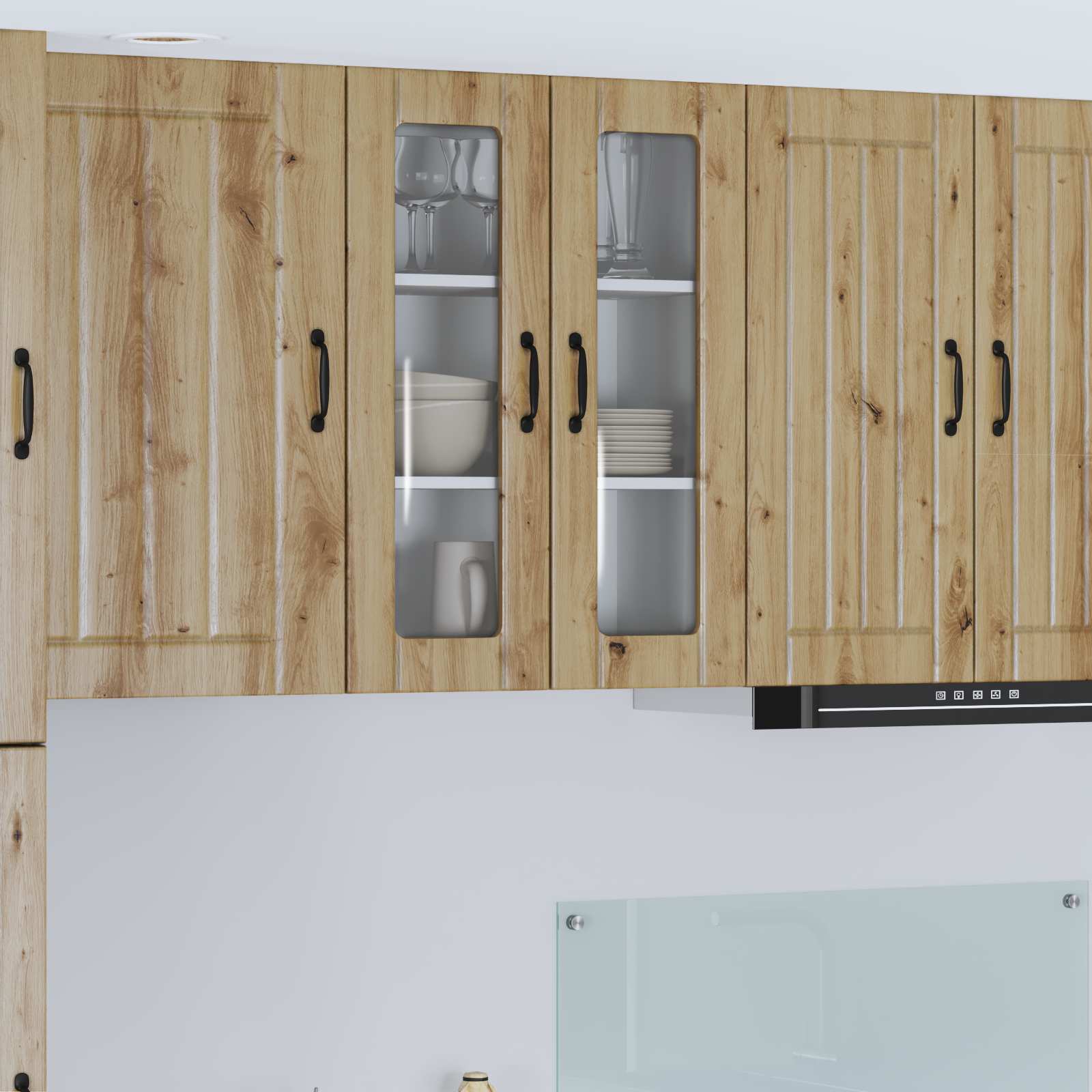 Væglågskab LUCCA Artisan-eg 60 x 31 x 80 cm Konstrueret træ