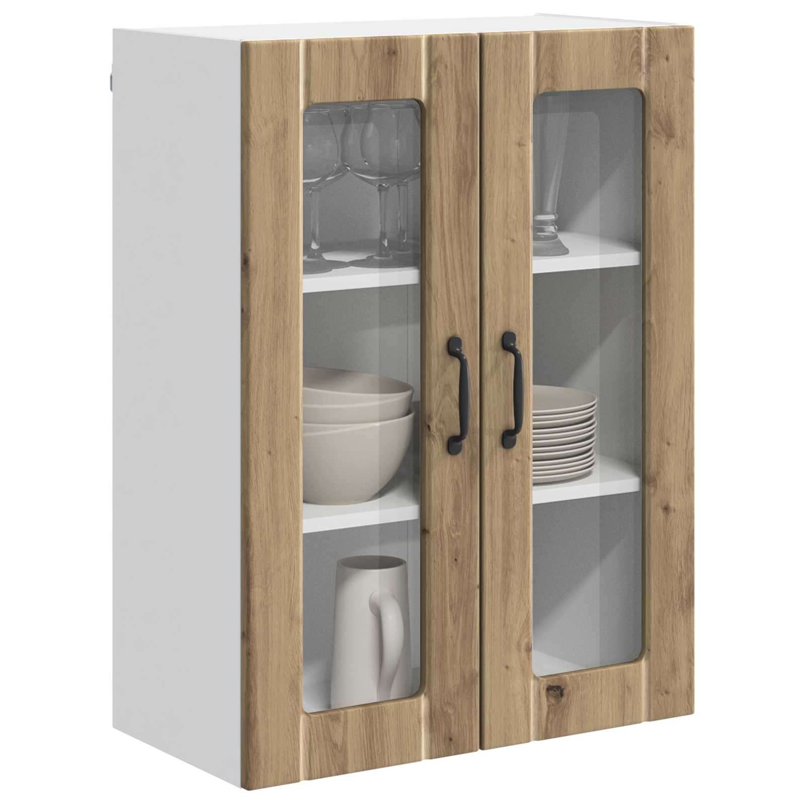 Væglågskab LUCCA Artisan-eg 60 x 31 x 80 cm Konstrueret træ