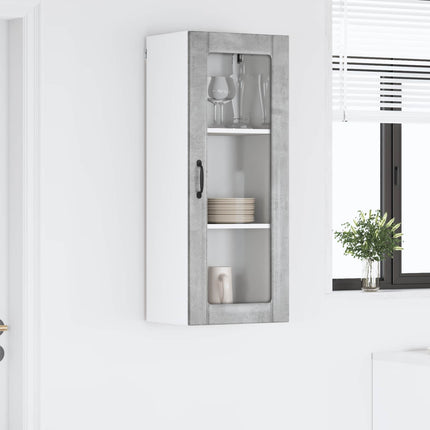 Væglågskab LUCCA Betongrå 40 x 31 x 100 cm Konstrueret træ