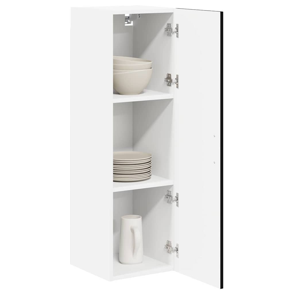 Køkkenskab Sort 30 x 31 x 100 cm Konstrueret træ