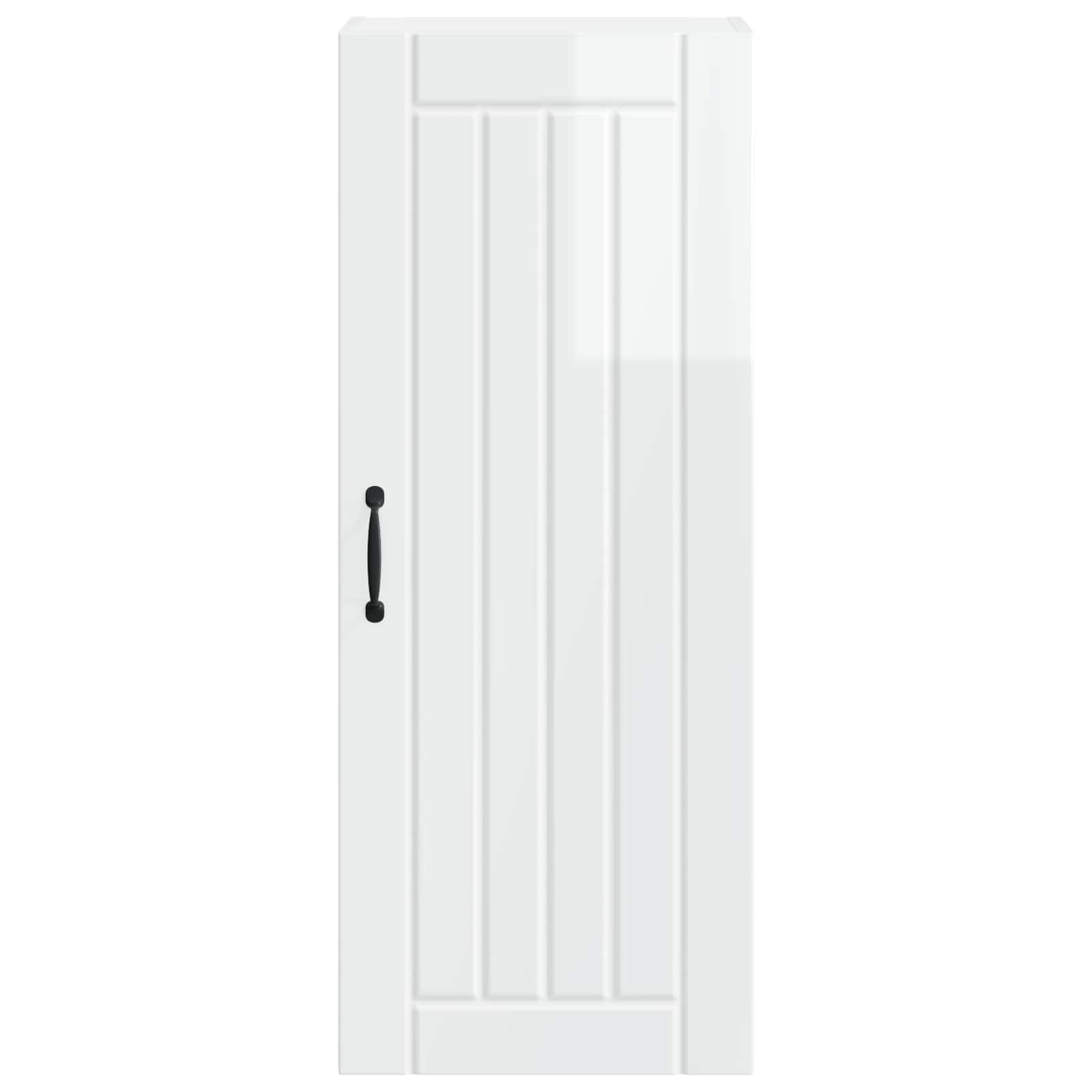 Vægskab LUCCA Hvid højglans 40 x 31 x 100 cm Konstrueret træ
