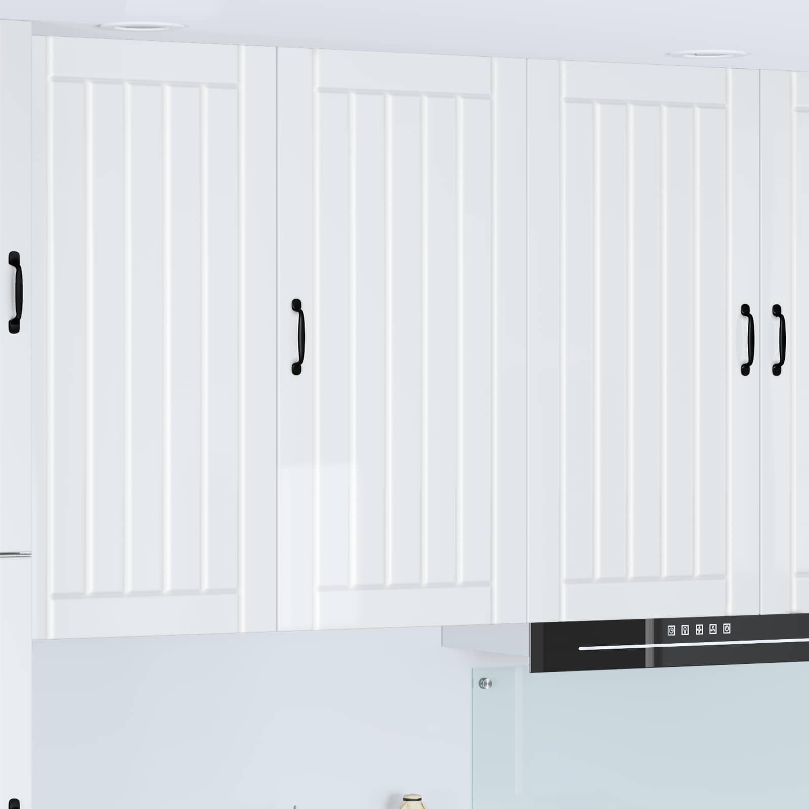 Vægskab LUCCA Hvid højglans 50 x 31 x 100 cm Konstrueret træ