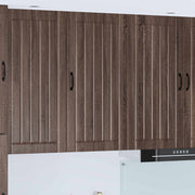 Vægskab LUCCA Brunt eg 50 x 31 x 100 cm Konstrueret træ