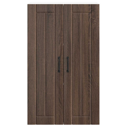 Vægskab LUCCA Brunt eg 60 x 31 x 100 cm Konstrueret træ