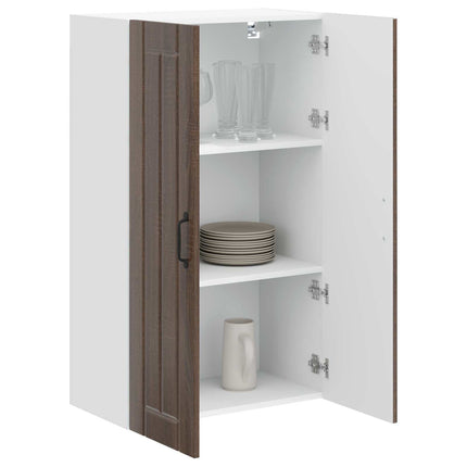 Vægskab LUCCA Brunt eg 60 x 31 x 100 cm Konstrueret træ