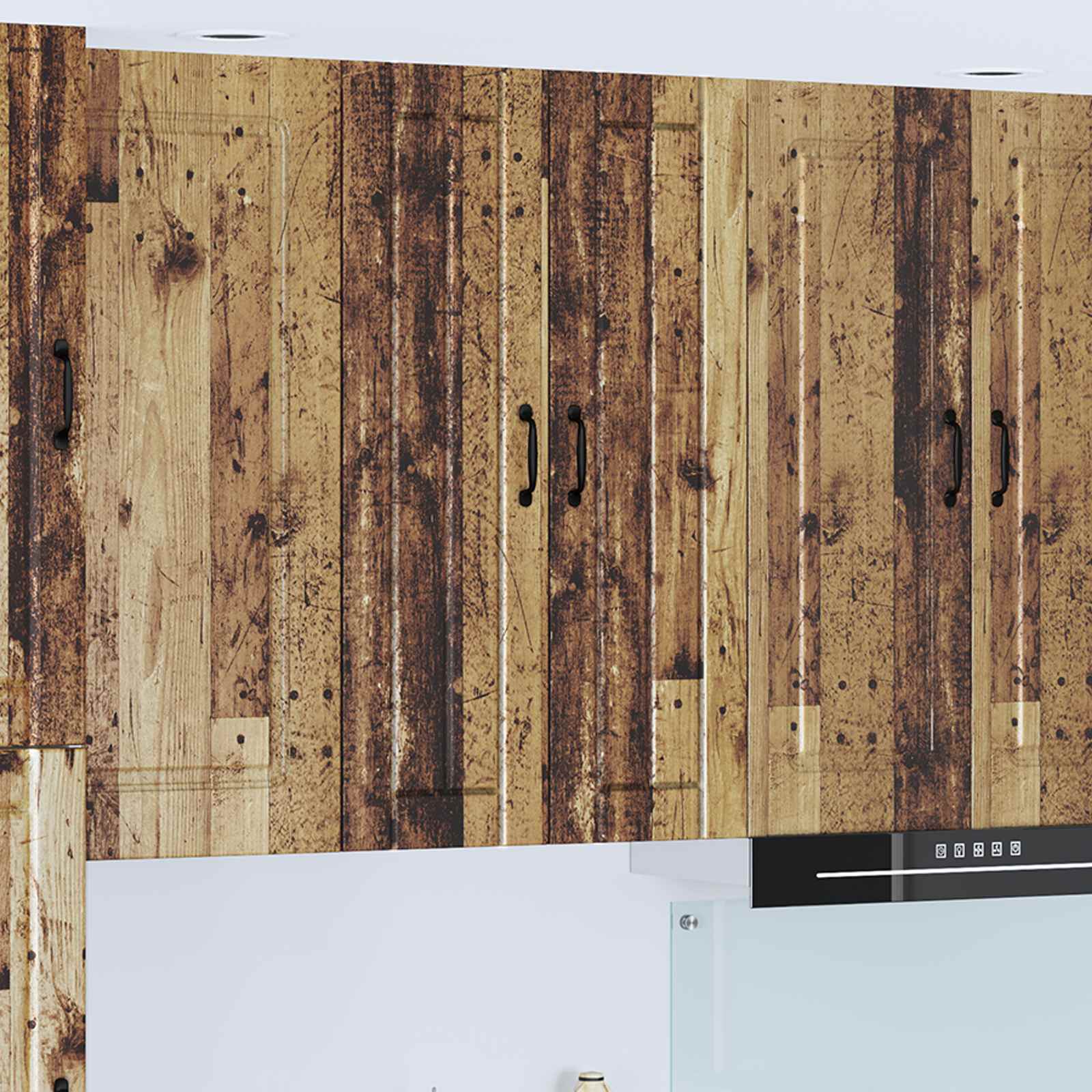 Vægskab LUCCA Gammelt træ 60 x 31 x 100 cm Konstrueret træ