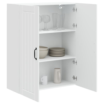 Vægskab LUCCA Hvid 80 x 31 x 100 cm Konstrueret træ